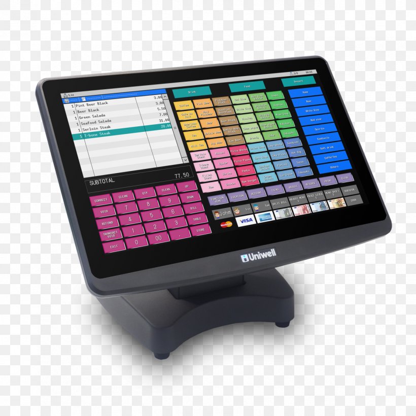 Point Of Sale Uniwell POS Australia Pty Ltd Touchscreen POS Solutions Capacitive Sensing, PNG, 1416x1416px, Point Of Sale, Backoffice Software, Business, Capacitive Sensing, Cash Register Download Free