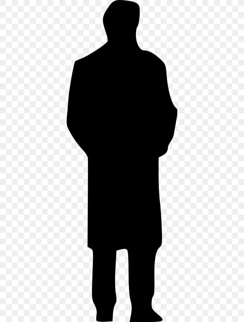 Silhouette Male Clip Art, PNG, 540x1080px, Silhouette, Black, Black And White, Character, Cloak Download Free