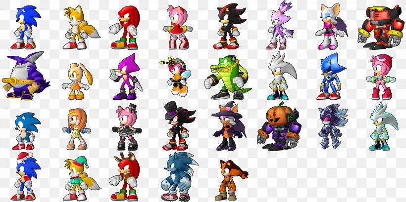 Sonic Runners Sonic The Hedgehog Knuckles' Chaotix Sonic Colors Sonic & Sega All-Stars Racing, PNG, 3200x1600px, Sonic Runners, Action Figure, Art, Cartoon, Espio The Chameleon Download Free