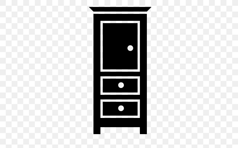 Bedside Tables Armoires & Wardrobes Closet, PNG, 512x512px, Bedside Tables, Armoires Wardrobes, Bedroom, Black And White, Buffets Sideboards Download Free