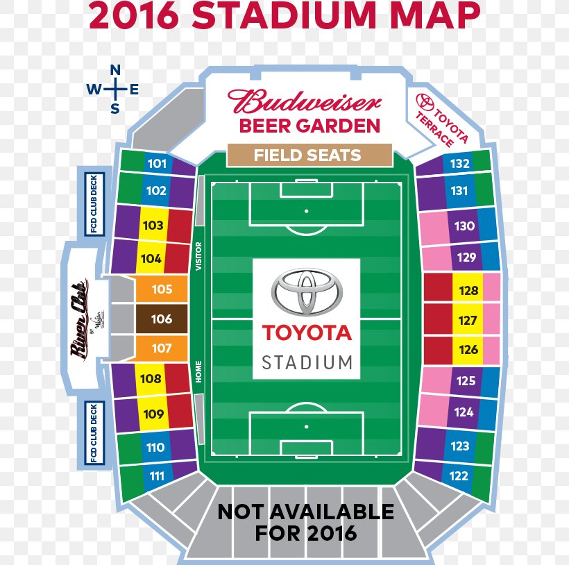 FC Dallas Toyota Stadium Portland Timbers AT&T Stadium, PNG, 800x814px, Fc Dallas, Aircraft Seat Map, Area, Att Stadium, Ball Download Free