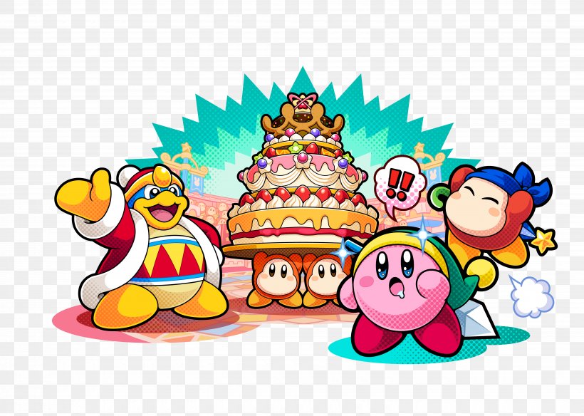 Kirby Battle Royale Kirby Star Allies Kirby Air Ride Video Games, PNG, 5965x4252px, Kirby Battle Royale, Animation, Cartoon, Fictional Character, Game Download Free