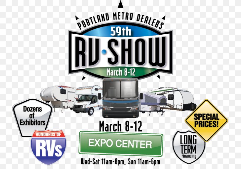 Motor Vehicle Portland Metro RV Dealers Show Logo Brand, PNG, 768x576px, Motor Vehicle, Advertising, Brand, Campervans, Hardware Download Free