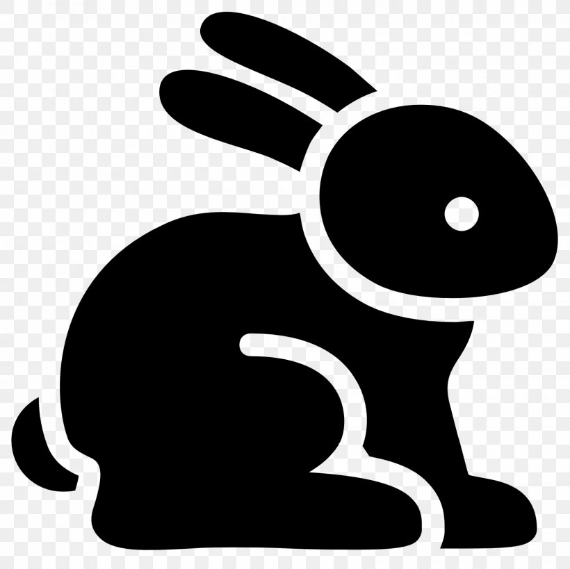 Rabbit Easter Bunny Easter Egg Clip Art, PNG, 1600x1600px, Rabbit, Animal, Black, Black And White, Easter Download Free