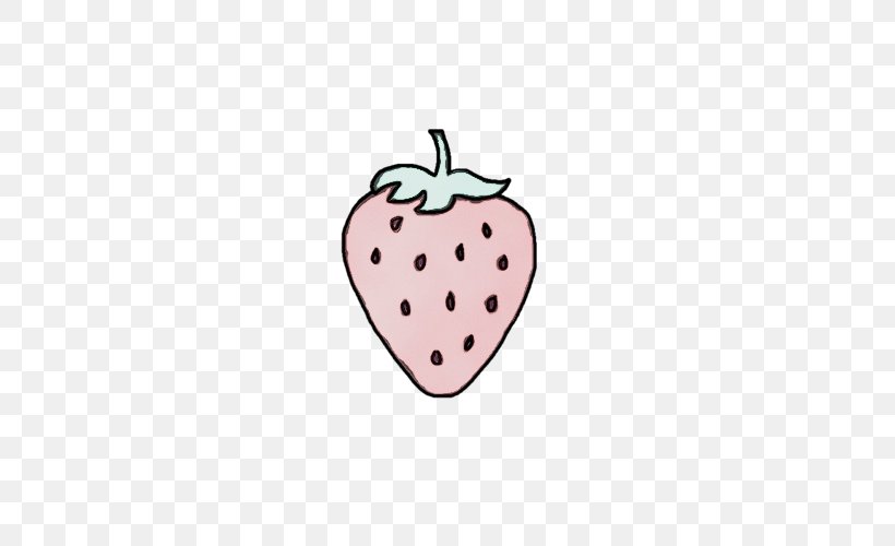 Strawberry, PNG, 500x500px, Watercolor, Accessory Fruit, Food, Fruit, Heart Download Free