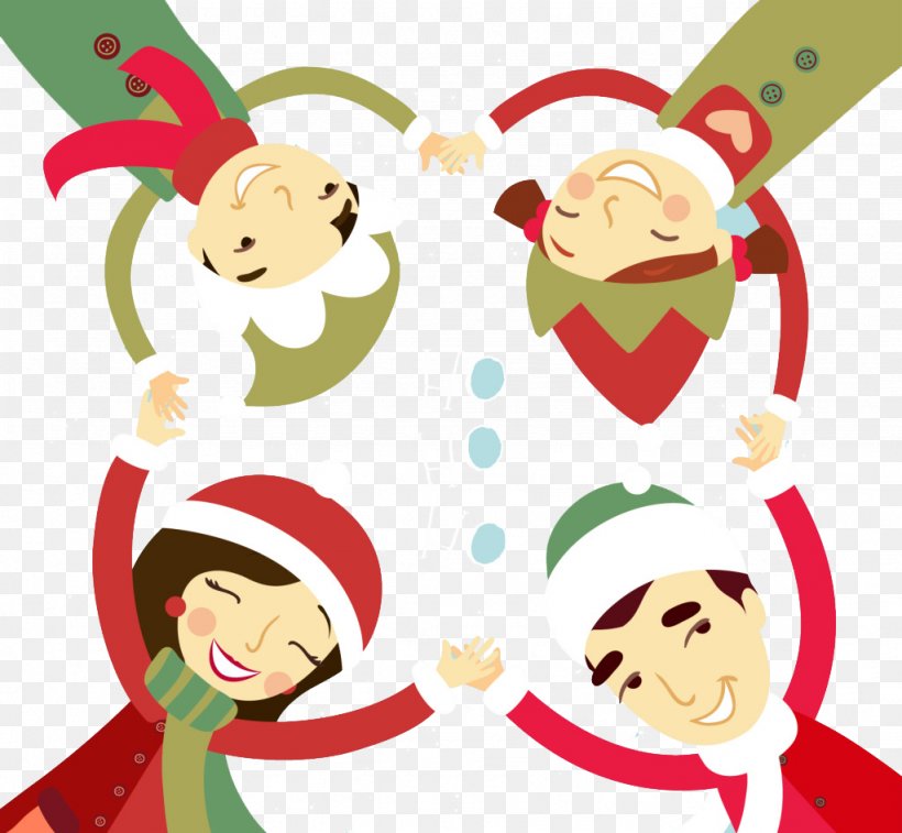 Illustration, PNG, 1024x946px, Cartoon, Art, Christmas, Facial Expression, Fictional Character Download Free