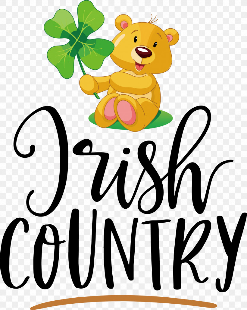 Irish Country Saint Patrick Patricks Day, PNG, 2392x3000px, Saint Patrick, Cartoon, Flower, Happiness, Logo Download Free