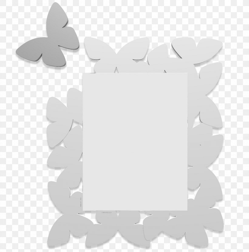 Butterfly - Parede White Butterfly Color Baby Blue PNG