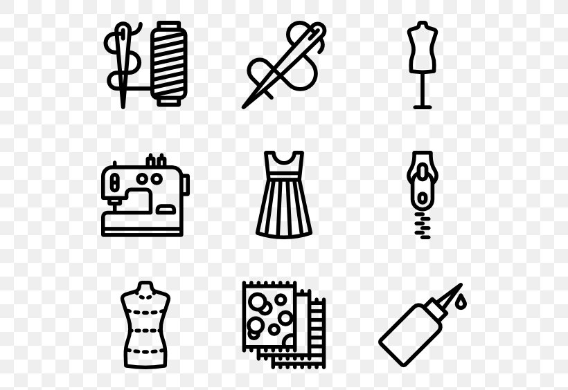 Hand-Sewing Needles Clip Art, PNG, 600x564px, Sewing, Area, Art, Black, Black And White Download Free