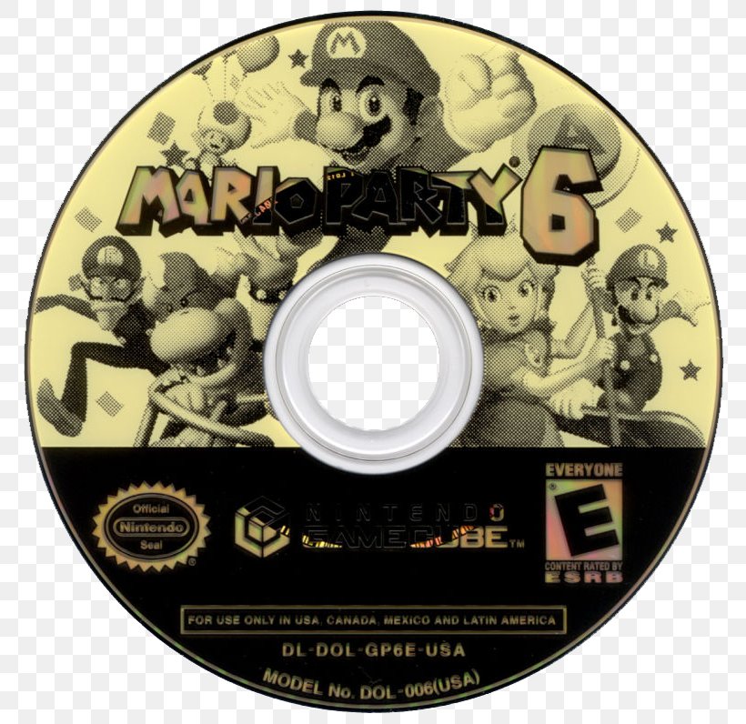 Mario Party 6 GameCube Spyro: A Hero's Tail Mario Kart: Double Dash Compact Disc, PNG, 800x796px, Mario Party 6, Compact Disc, Dvd, Game, Gamecube Download Free