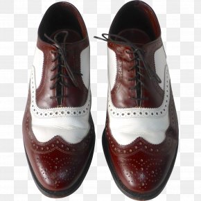 Men Shoes - Oxford Shoe Footwear Tan Spectator Shoe PNG