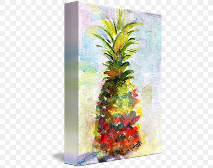 Pineapple Cake Watercolor Painting Still Life, PNG, 436x650px, Pineapple, Acrylic Paint, Ananas, Art, Artwork Download Free