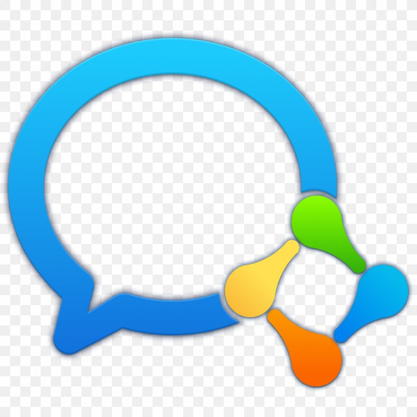 WeChat Tencent QQ Client Instant Messaging MacOS, PNG, 1024x1024px, Wechat, Apple, Blue, Client, Computer Download Free