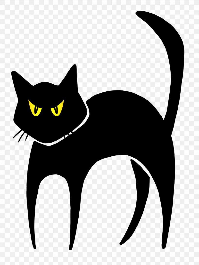 Black Cat Drawing Clip Art, PNG, 3000x4000px, Cat, Art, Black, Black And White, Black Cat Download Free