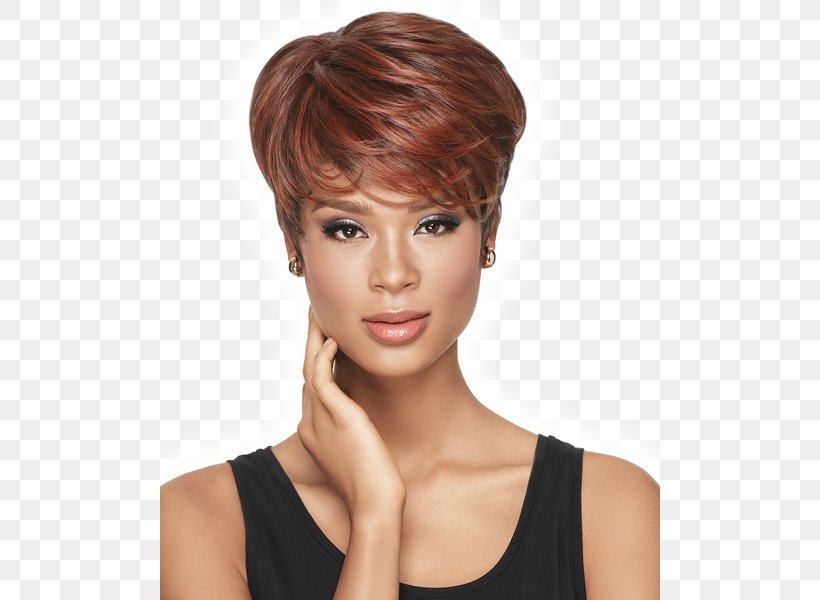 Sherri Shepherd The Wig LUXHAIR Angled Tomboy (Dark Brown (2)) Hairstyle, PNG, 500x600px, Wig, Artificial Hair Integrations, Asymmetric Cut, Bangs, Blond Download Free