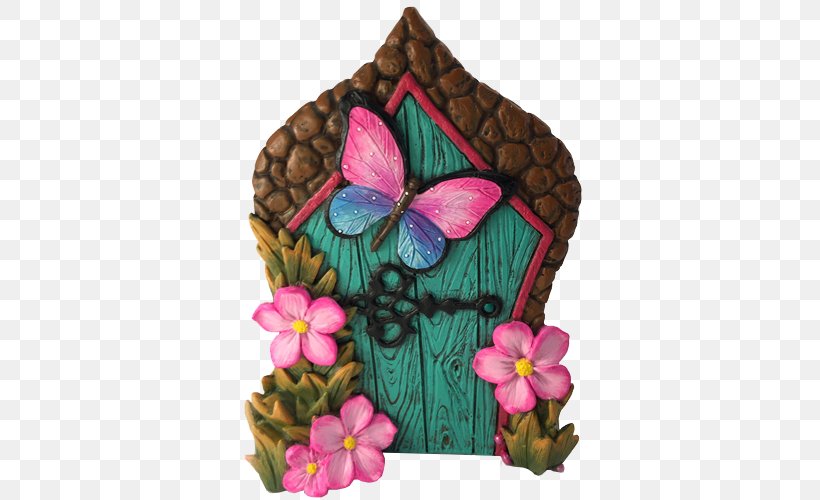 Fairy Door Garden Butterfly, PNG, 500x500px, Fairy Door, Butterfly, Butterfly Gardening, Door, Elf Download Free