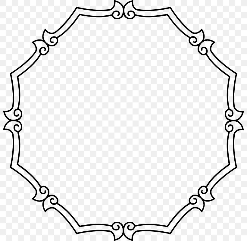 Picture Frames Royalty-free, PNG, 800x800px, Picture Frames, Area, Art Deco, Black, Black And White Download Free