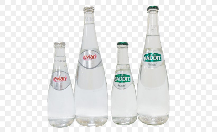 Glass Bottle Mineral Water Plastic Bottle, PNG, 500x500px, Glass Bottle, Bottle, Drink, Drinking Water, Drinkware Download Free