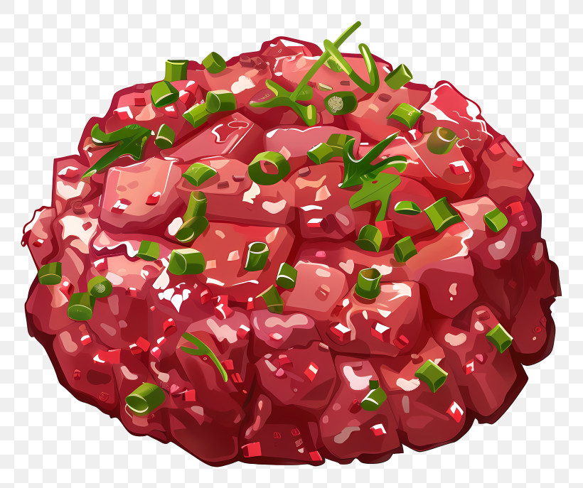 Beef Tartare - Tartare Dish Illustration PNG