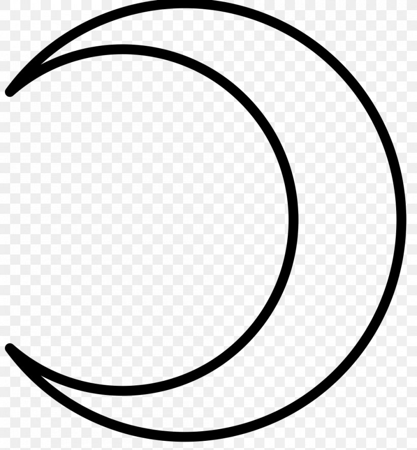 Star And Crescent Symbol Moon Lunar Phase, PNG, 1000x1079px, Crescent, Area, Black, Black And White, Drawing Download Free