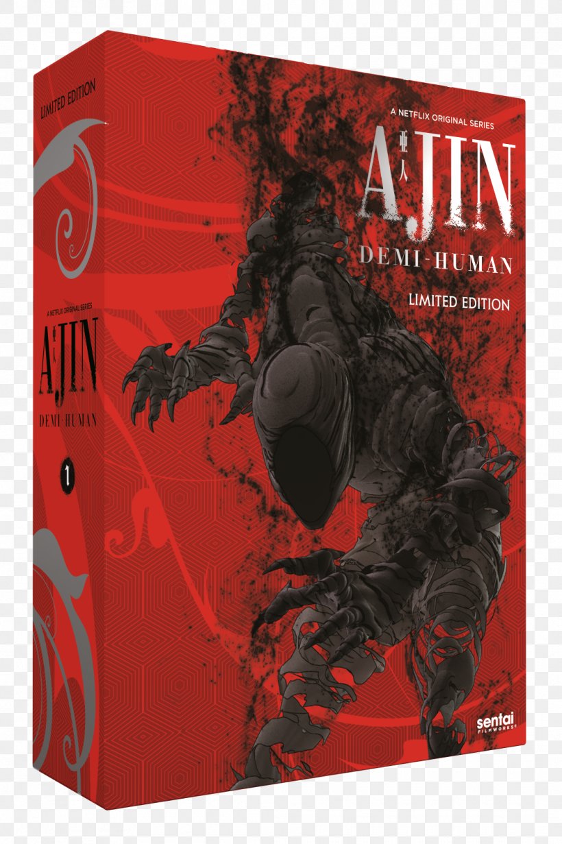 Ajin: Demi-Human Blu-ray Disc Box Set 亚人 Film, PNG, 1065x1600px, Watercolor, Cartoon, Flower, Frame, Heart Download Free