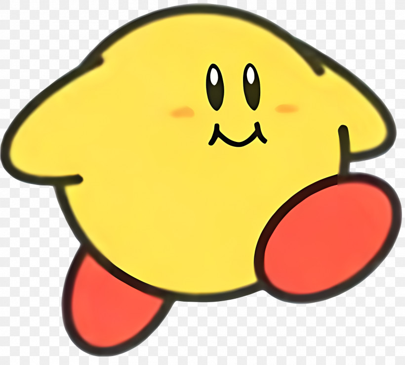 Keeby - Yellow Cartoon Character With Red Shoes PNG