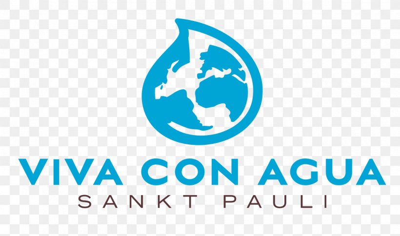 Logo Viva Con Agua De Sankt Pauli Water St. Pauli Brand, PNG, 1200x709px, Logo, Area, Blue, Brand, Mineral Water Download Free