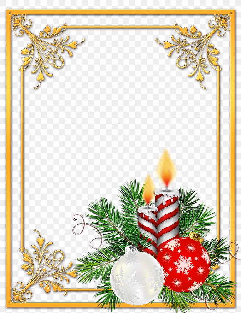 Picture Frames Christmas Photography, PNG, 3638x4724px, Picture Frames, Border, Branch, Christmas, Christmas Card Download Free