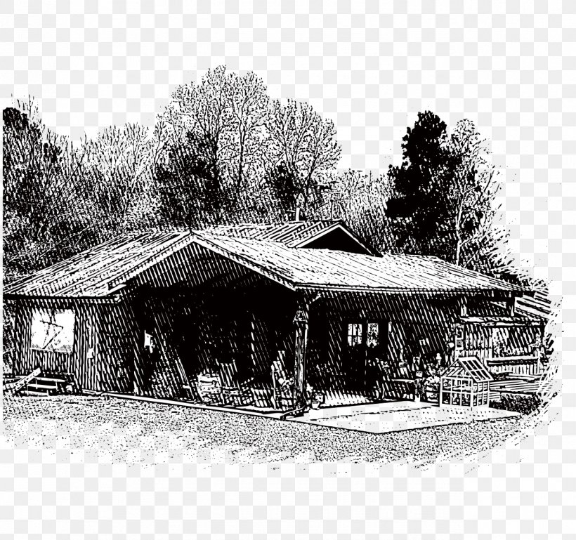 Shack House Cottage Hut Log Cabin, PNG, 1275x1197px, Shack, Barn, Black And White, Cottage, Farmhouse Download Free