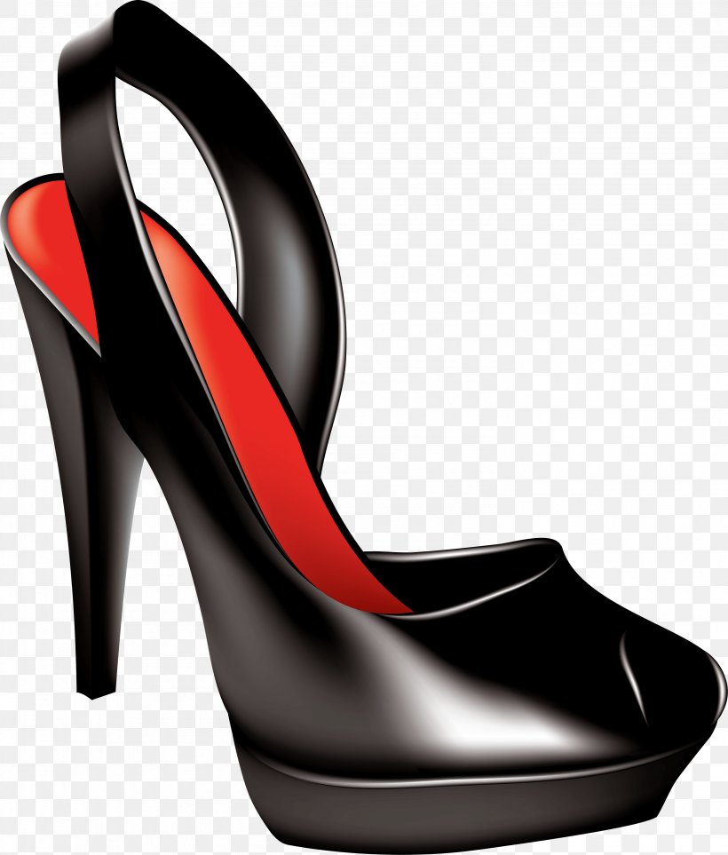 Shoe High-heeled Footwear Stock Illustration, PNG, 2981x3504px, High Heeled Footwear, Basic Pump, Black, Clothing, Footwear Download Free