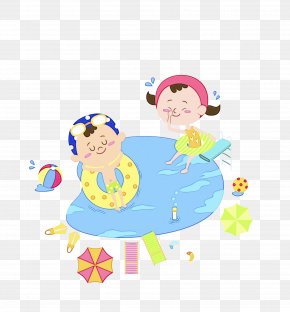 Character Cartoon - Summer Color PNG