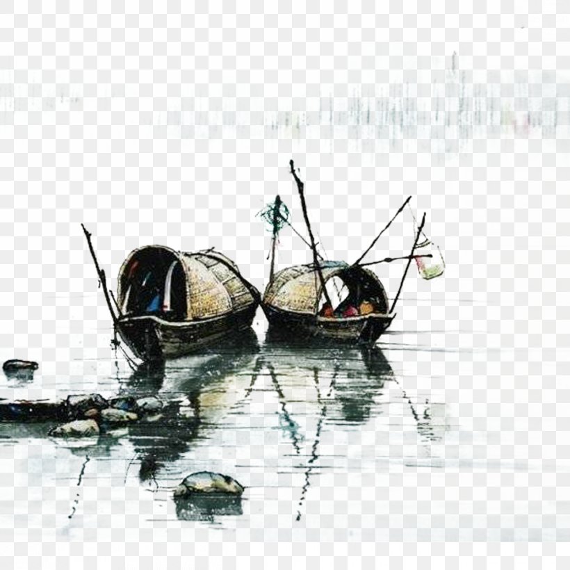 Watercolor Painting Chinese Painting Ink Wash Painting Work Of Art, PNG, 1240x1240px, Watercolor Painting, Art, Brush, Chinese Painting, Color Download Free