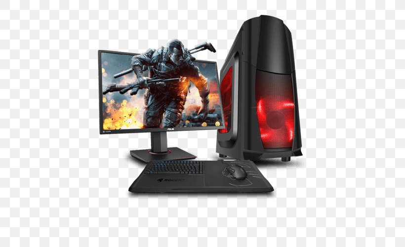 Computer Cases & Housings Gaming Computer Laptop Desktop Computers Personal Computer, PNG, 500x500px, Computer Cases Housings, Central Processing Unit, Computer, Computer Hardware, Computer Monitor Accessory Download Free
