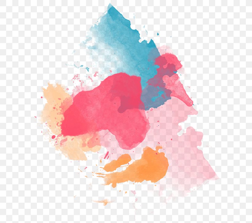 Watercolor Painting Art Graphic Design, PNG, 640x726px, Watercolor Painting, Art, Color, Magenta, Orange Download Free