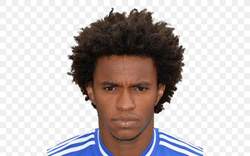 Willian Chelsea F.C. Brazil National Football Team 2018 World Cup Football Player, PNG, 512x512px, 2018 World Cup, Willian, Afro, Brazil National Football Team, Chelsea Fc Download Free