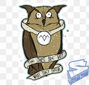 Size Owl - T-shirt Albert Rosenfield Owl Art Television Show PNG