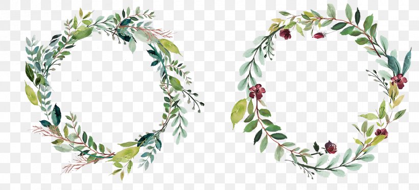 Wreath Watercolor: Flowers Floral Design Watercolor Painting, PNG, 1660x757px, Wreath, Christmas Day, Fashion Accessory, Floral Design, Flower Download Free