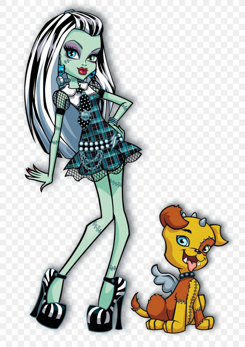 Frankie Stein Frankenstein's Monster Monster High Doll, PNG, 1131x1600px, Frankie Stein, Art, Blue, Cartoon, Character Download Free