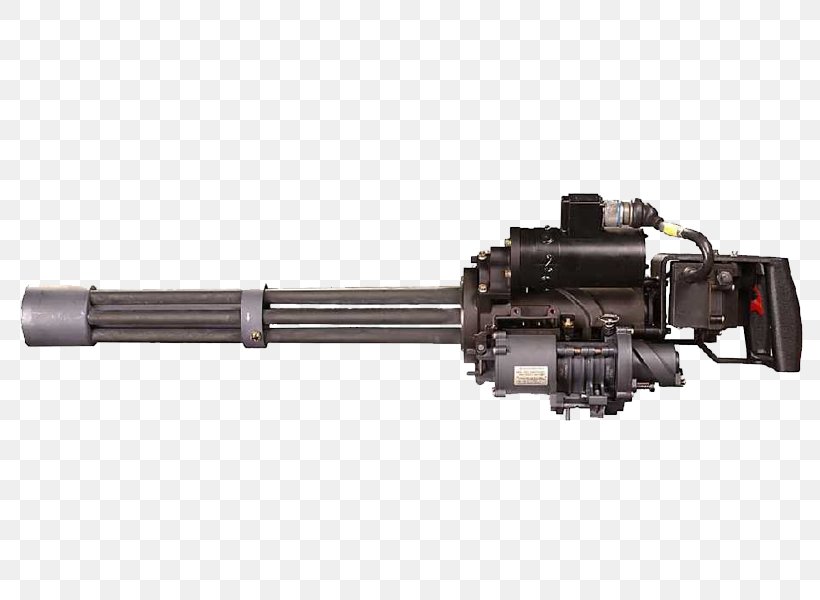 Minigun Gatling Gun Firearm Weapon Caliber, PNG, 800x600px, Watercolor, Cartoon, Flower, Frame, Heart Download Free