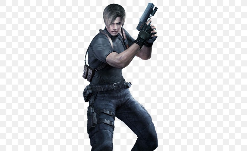 Resident Evil 4 Leon S. Kennedy Chris Redfield Resident Evil Outbreak: File #2, PNG, 500x500px, Resident Evil 4, Action Figure, Aggression, Capcom, Character Download Free