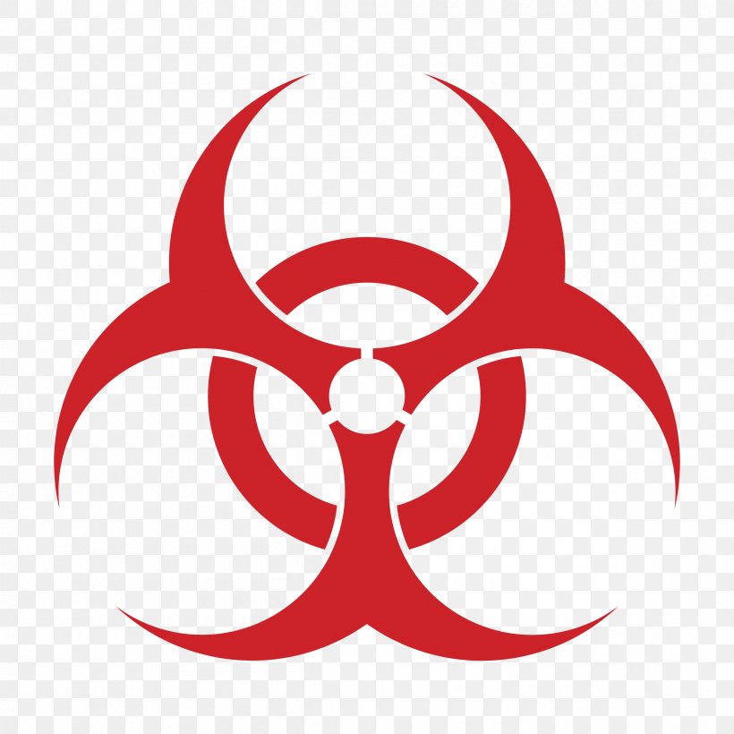 Biological Hazard Hazard Symbol Vector Graphics Logo, PNG, 2400x2400px, Biological Hazard, Brand, Hazard, Hazard Symbol, Logo Download Free