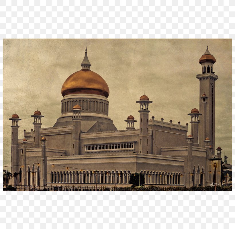 Sultan Omar Ali Saifuddin Mosque Facade Classical Architecture Dome, PNG, 800x800px, Mosque, Architecture, Building, Byzantine Architecture, Classical Antiquity Download Free