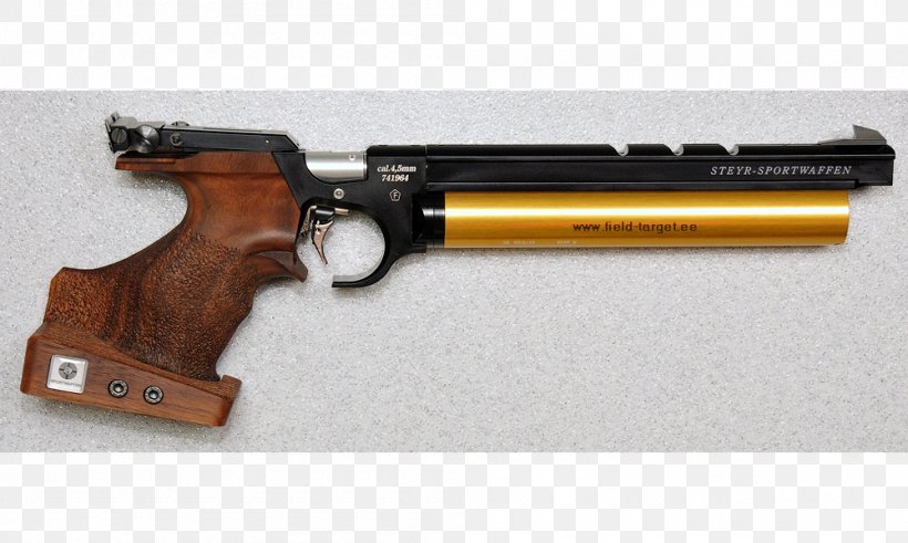 Trigger Firearm Revolver Air Gun Ranged Weapon, PNG, 1000x600px, Watercolor, Cartoon, Flower, Frame, Heart Download Free