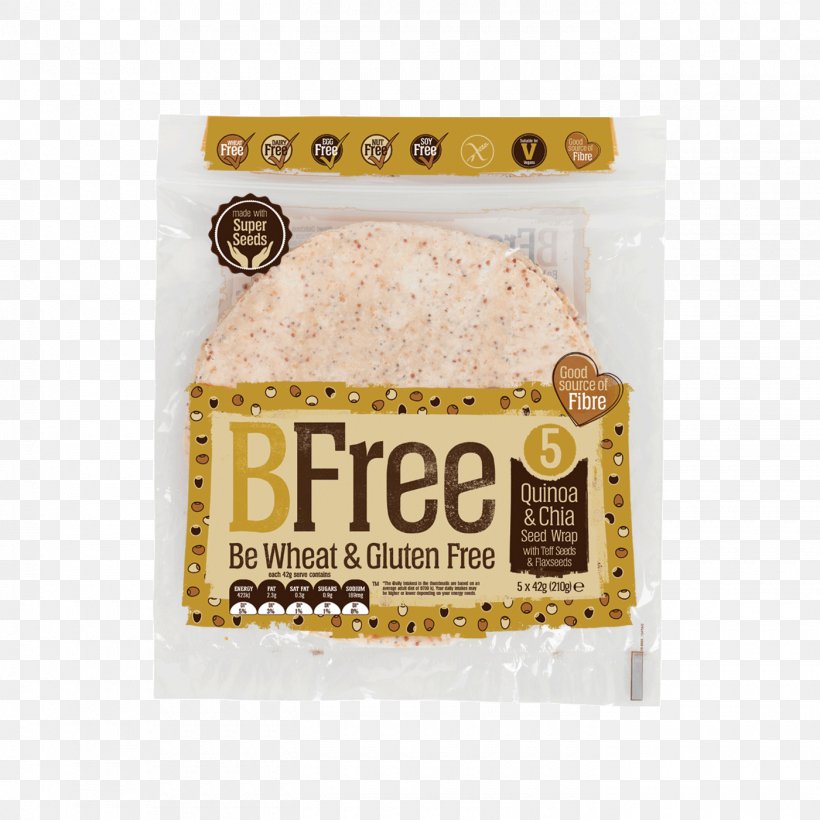 Wrap Gluten-free Diet Sweet Potato Corn Tortilla, PNG, 1400x1400px, Wrap, Brand, Bread, Brown Rice, Chia Seed Download Free