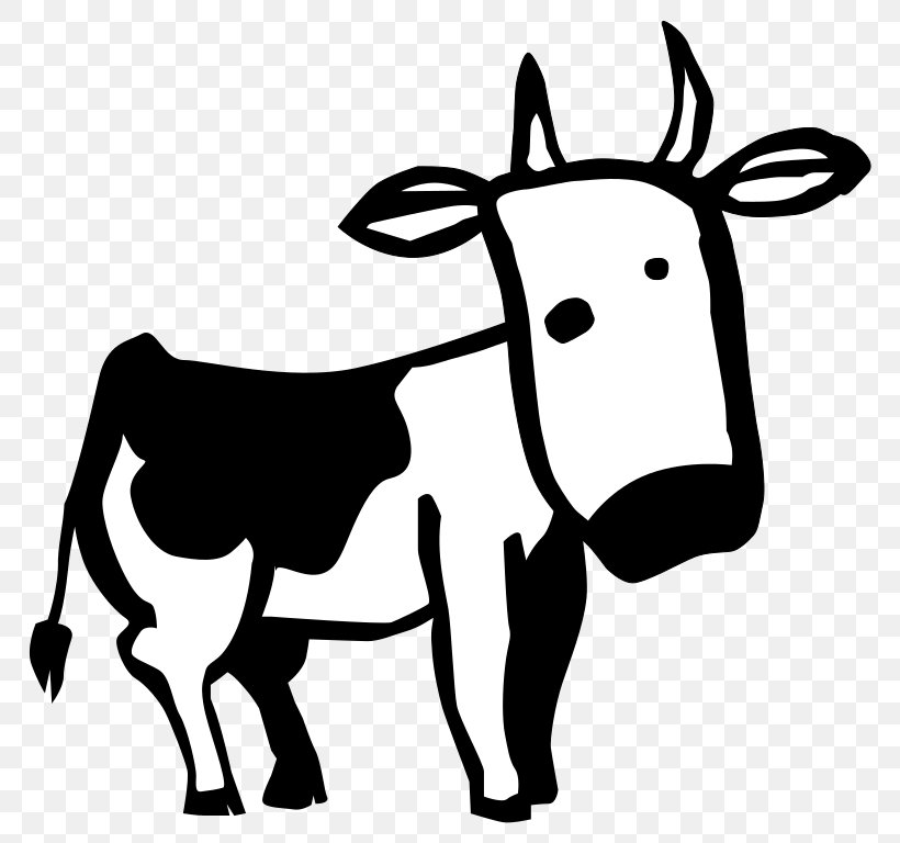 Cattle Udder Gentoo Linux, PNG, 804x768px, Cattle, Black, Black And White, Bridle, Cartoon Download Free
