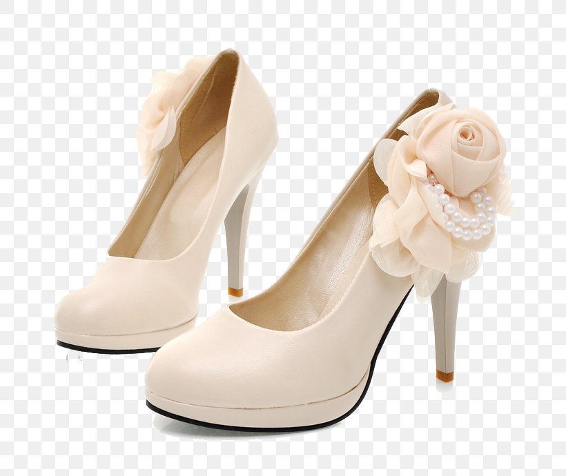 Shoe High-heeled Footwear Wedding Dress Bride, PNG, 720x690px, Shoe, Basic Pump, Beige, Bohemian Style, Boot Download Free