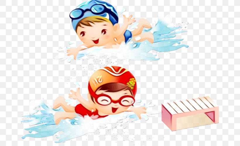 Summer Hot, PNG, 677x498px, Swimming, Cap, Cartoon, Freestyle Swimming, Games Download Free