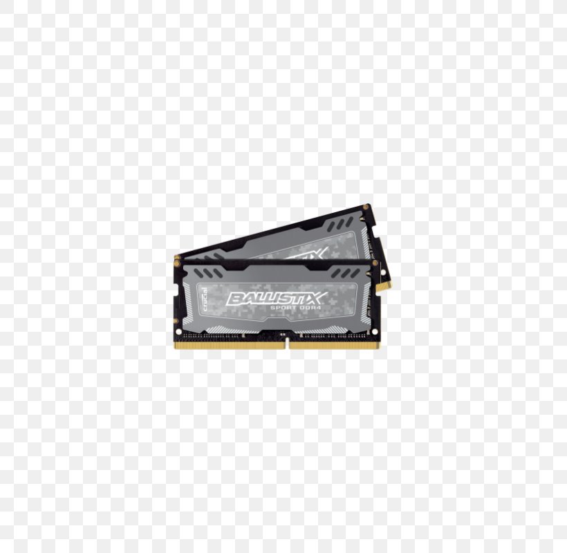 DDR4 SDRAM Ballistix Sport LT 16GB Kit DDR4 8GBx2 2400 SODIMM 260pin Grey Ballistix Sport LT, PNG, 800x800px, Ddr4 Sdram, Computer Data Storage, Dimm, Electronics Accessory, Hovedlager Download Free