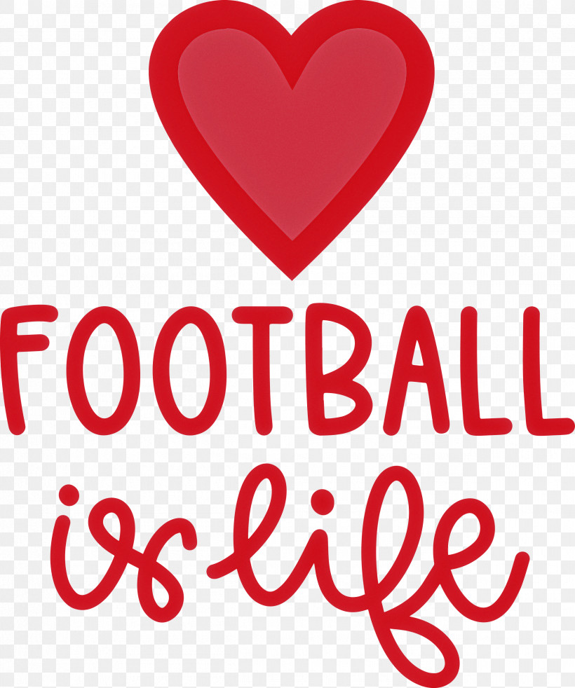 Football Is Life Football, PNG, 2505x3000px, Football, Geometry, Heart, Line, Logo Download Free