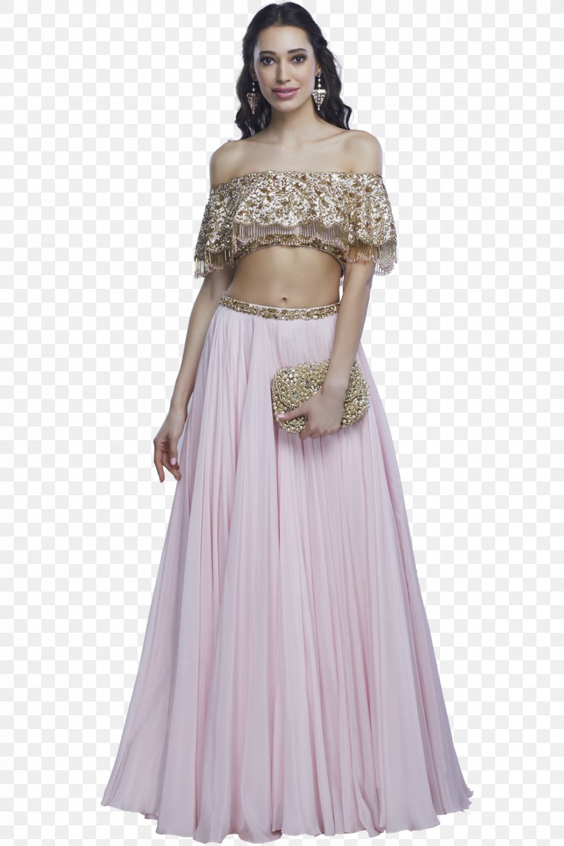 Gown Skirt Crop Top Dress Indo-Western Clothing, PNG, 1200x1800px, Gown, Ball Gown, Bridal Party Dress, Clothing, Cocktail Dress Download Free